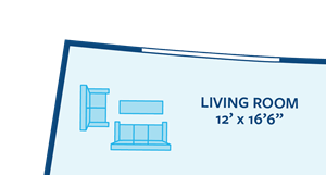 2 bed 2 bath apartment floor plan
